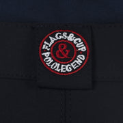 Pantalon d'équitation pour femmes du 34 au 44 Flags and Cup France marine logo brodé