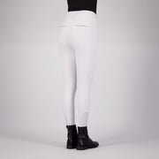 Pantalon d'équitation pour cavalières du 32 au 46 Easy Rider Amara full grip blanc
