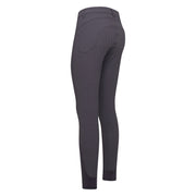 Pantalon d'équitation pour femme du 32 au 46 Easy Rider Elodie Diamond full grip gris ardoise