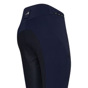 Pantalon d'équitation pour femmes du 32 au 46 proposant deux longueurs de jambes Euro-Star Queen Diamond full grip bleu nuit