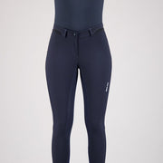 Pantalon d'équitation femme du 32 au 46 proposant deux longueurs de jambe Euro-Star Queen full grip marine