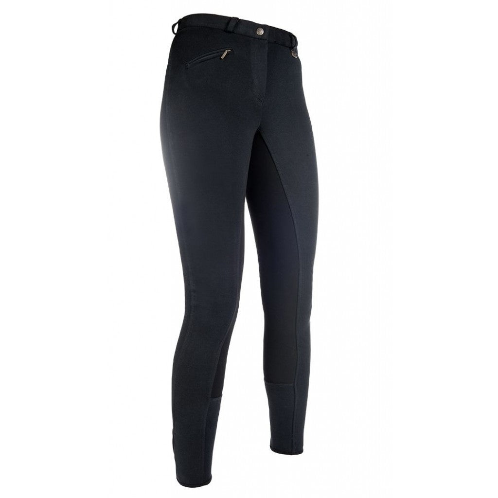 Pantalon d'équitation fond intégral Belmtex pour cavalières HKM Basic Belmtex Grip noir du 34 au 52