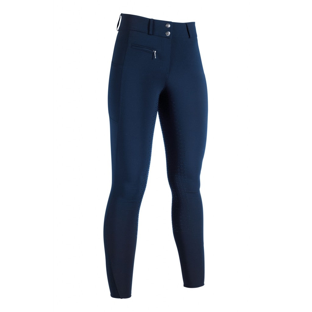 Pantalon équitation femme du 34 au 46 HKM Chloé full grip bleu