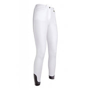 Pantalon d'équitation en coton pour femme HKM Kate blanc
