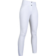 Pantalon d'équitation pour femmes du 34 au 46 HKM Lara full grip et ceinture large blanc