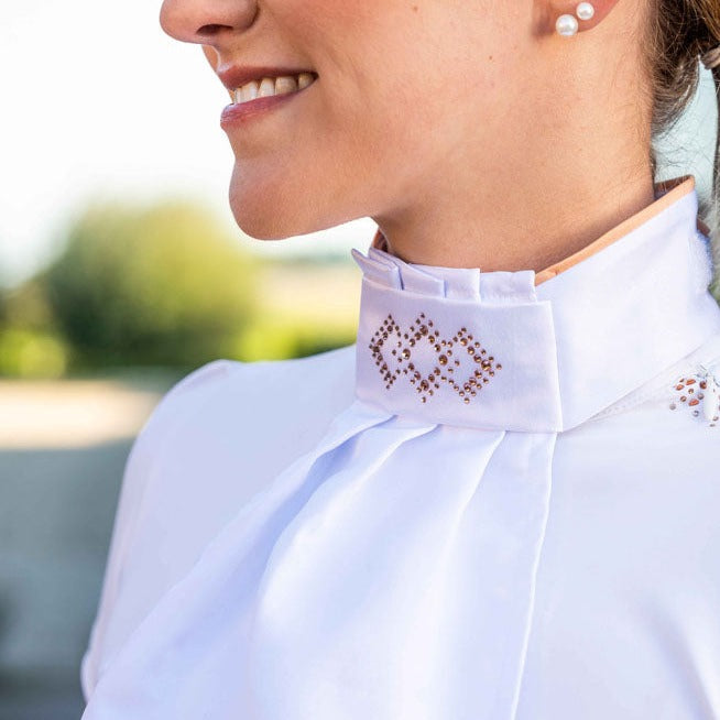 Plastron pour cavalières de dressage HKM Abby