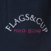 Polo pour femmes du XXS au XXL Flags and Cup Catamarca marine détail
