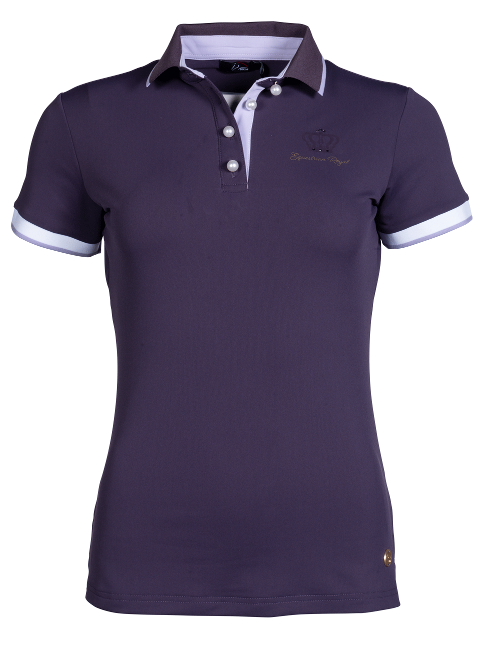 Polo à manches courtes pour femme du XS au XXL HKM Lavender Bay  violet