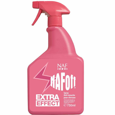 Spray anti-mouches pour poneys et chevaux Naf Extra Effect