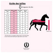 Guide des tailles pour les chemises et couvertures poneys et chevaux Imperial Riding