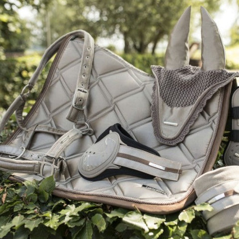 Tapis de selle pour chevaux Lami-Cell Aurora champagne