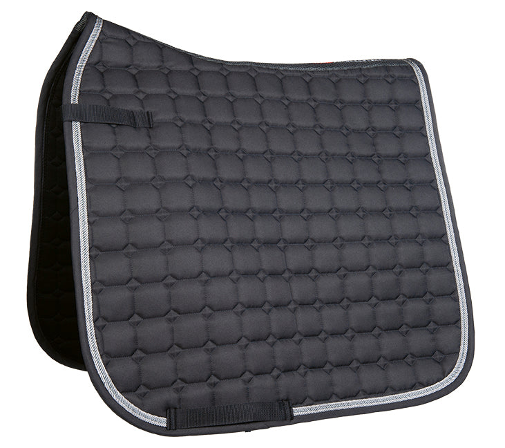 Tapis de selle modèle CSO ou dressage pour chevaux HKM Louise anthracite