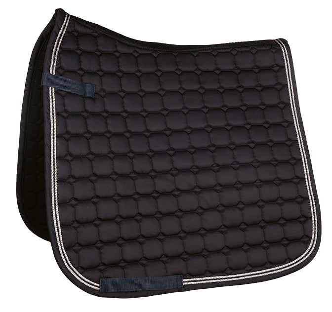 Tapis de selle modèle CSO ou dressage pour chevaux HKM Louise noir