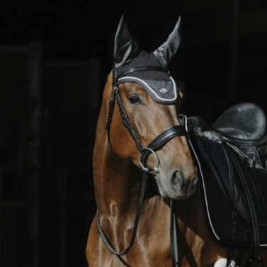 Bonnet anti-mouches pour poneys et chevaux Equithème French Touch