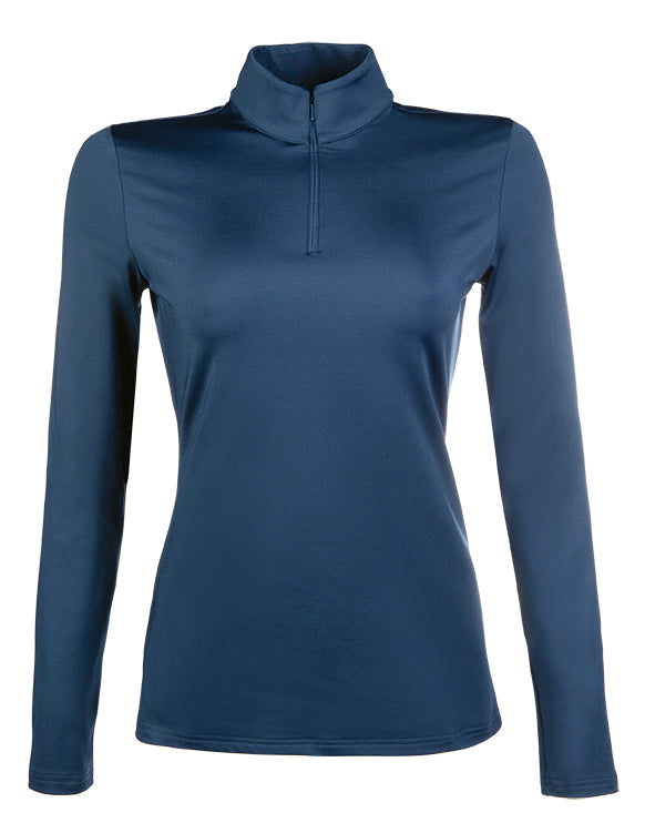 Tee-shirt à manches longues pour cavalières HKM Colors marine