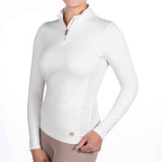 Tee-shirt technique à manches longues pour femme du XS au XXL HKM Lavender Bay vanille