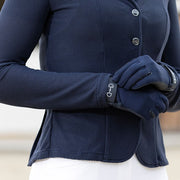 Veste de concours pour cavalières HKM Mesh Linda marine du 34 au 46