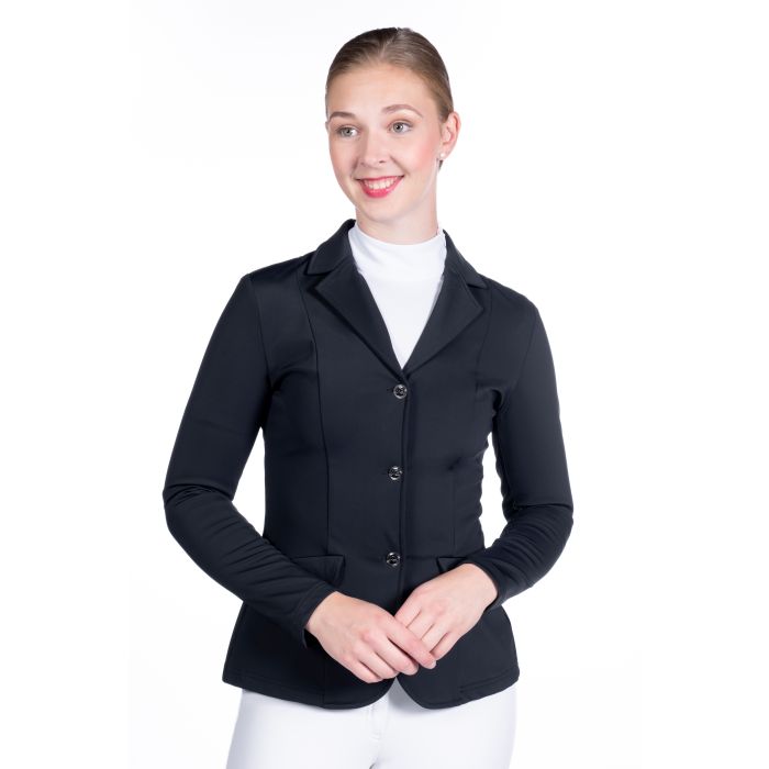 Veste de concours pour cavalières du 34 au 46 HKM Leyla noir