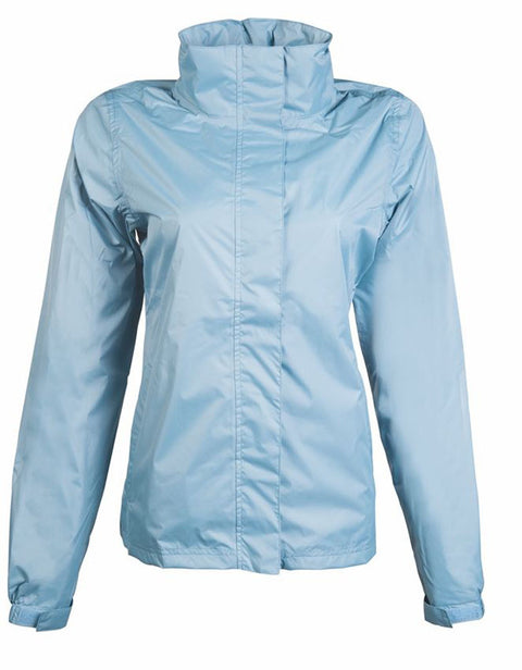 Veste imperméable et coupe-vent pour cavalières HKM London bleue