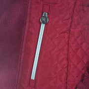 Veste polaire pour cavalières Flags&Cup Sitka rouge détail poche zippée